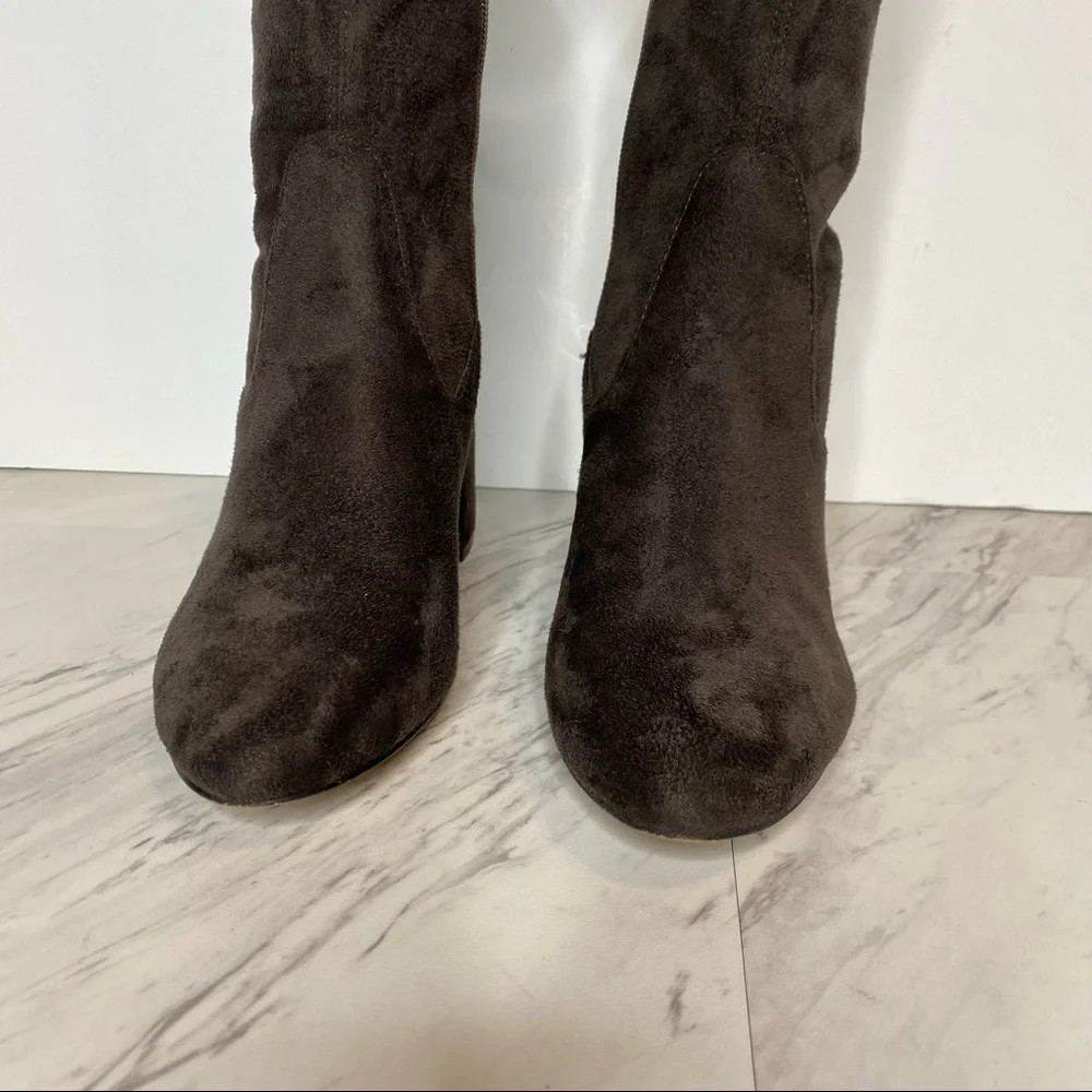 Marc Fisher Jayne Gray Over The Knee Boot 6M